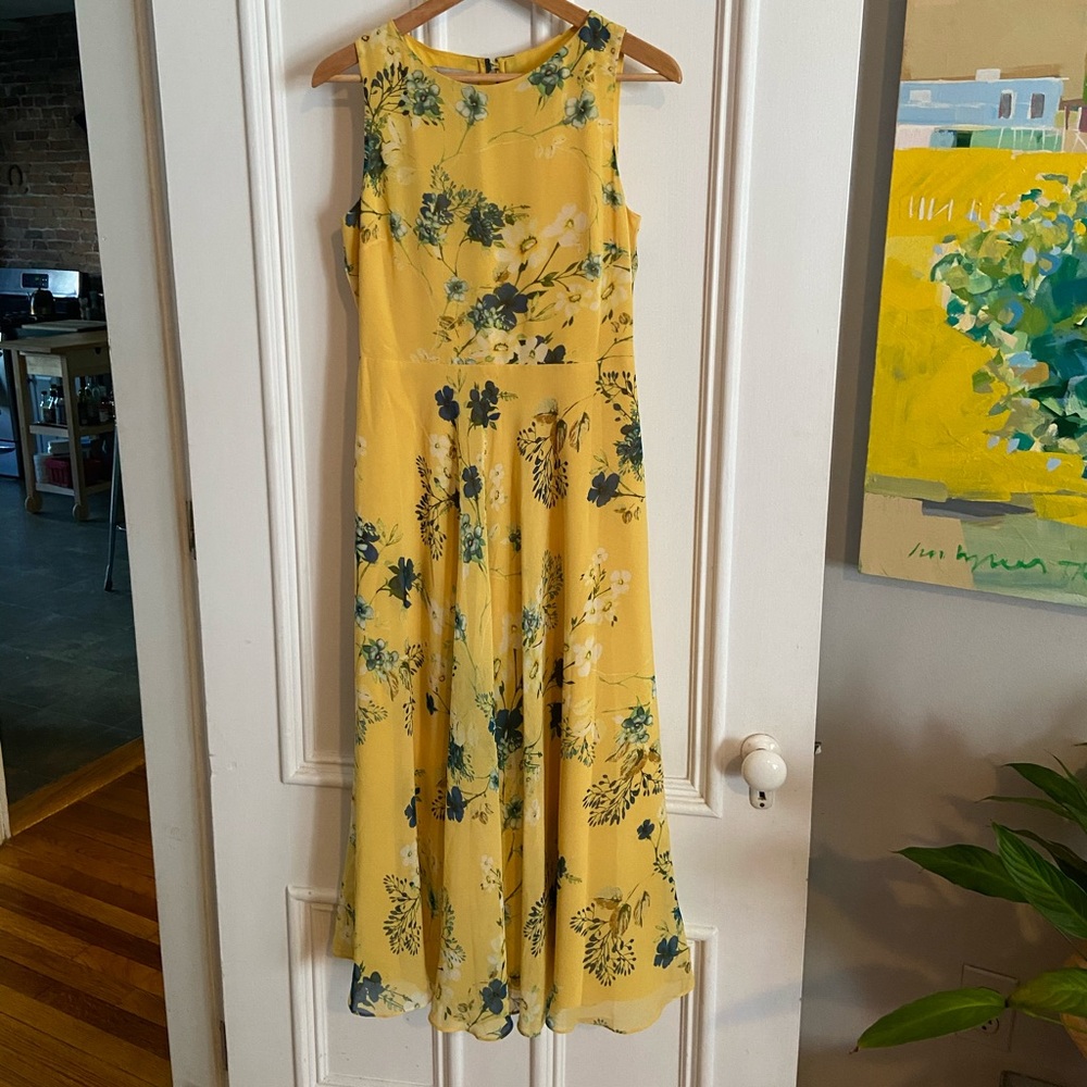 Floral T length dress